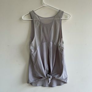 Lululemon Tank Top with Mesh Top & Tie Back